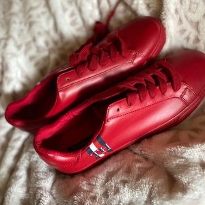 Red shoes, Tommy Hilfiger 9.5